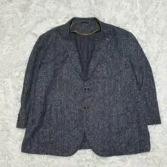 【KANSAI BLACK】 美品カンサイ　ネイビー　テーラードジャケット