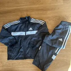 adidas ブラック ピステ・ウィンドブレーカー サイズ 120cm