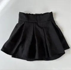 INGNI イング タックフレアスカパン　ミニスカート 黒