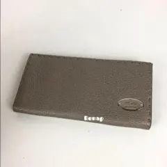 FENDI フェンディ セレリア 二つ折り 長財布 グレー シルバー メンズ
