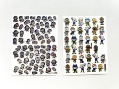 ドラえもん　アンパンマン　キラキラシール2枚セット　ステッカー
