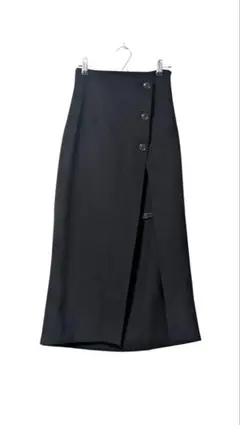 ナイスクラップ　シンプルタイトスカート　ブラック