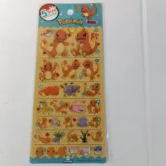 [韓国限定]ポケモン ヒトカゲ ステッカーセット 5サイズ
