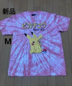 新品　Pokemon ピカチュウ　タイダイ染め　Tシャツ　日本未発売　Mのサムネイル