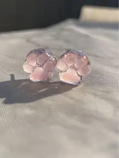 ハンドメイドピアス 肉球