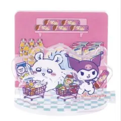 ちいかわ×サンリオキャラクターズ レイヤーアクリルスタンド　モモンガ クロミ