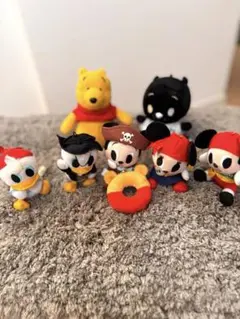 【まとめ売り】ディズニー ぬいぐるみ マスコット ミッキー プーさん他9点
