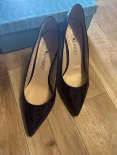 Diana ネイビー　ハイヒール 23.0cm