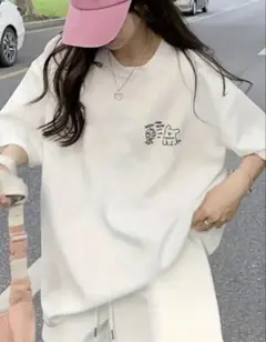 SHEIN ファッション レディース トップス Tシャツ カットソー 半袖 白