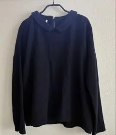 Gauze# 襟付きプルオーバーニット