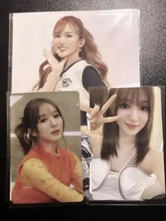 アイドル写真カードセット 3枚