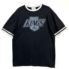 ヴィンテージ Tシャツ ブラック ホワイト ホッケー ロサンゼルス・キングス