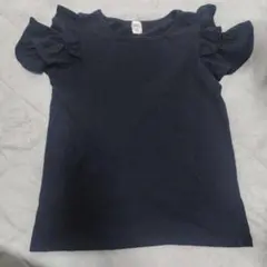 DRC 黒 フリル袖 Tシャツ 140のサムネイル