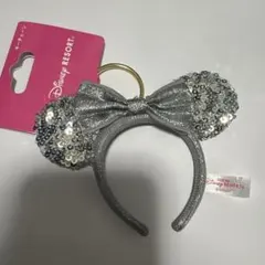 DISNEY RESORT ミニーマウス耳型キーホルダー