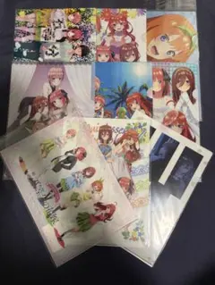 五等分の花嫁 クリアファイル セット⑨ アーモンドチョコ外装付き