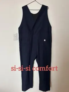 si-si-si comfort ソフトリネンコットンサロペット　ネイビーのサムネイル