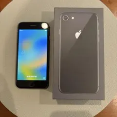 Apple iPhone 8 ブラック 本体 箱・イヤフォン付 Apple iPhone 8 ブラック 本体 箱・イヤフォン付 - メルカリ
