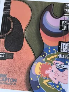 ERIC CLAPTON/エリック・クラプトン　ミニポスター　ギター　切り抜きのサムネイル