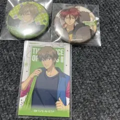 新テニスの王子様 テニプリ Kalita 缶バッジ 白石蔵ノ介 忍足謙也