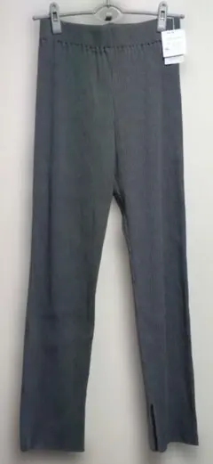 8/19まで　12closet リブニットパンツ グレー
