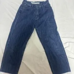 niko and... JEANS ダークブルー ワイドレッグ