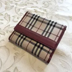 BURBERRY バーバリー 財布 ノバチェック コンパクトウォレット
