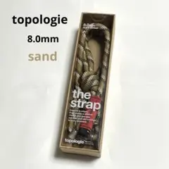 ☆topologie the strap 8.0mm Rope☆Sand サンド