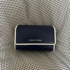 Samantha Thavasa ネイビー二つ折り財布