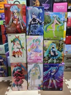 初音ミク　プライズフィギュア　9体セット！
