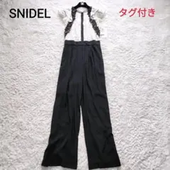 タグ付き未使用✨スナイデル　レースコンビ　オールインワン　サロペット　バイカラー