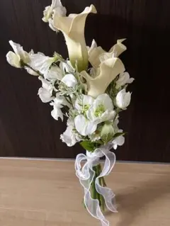 アーティフィシャルフラワーブーケ（ブートニア付）