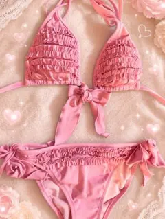 Rady グラデーションレース ビキニ セパレート水着 ピンク S - メルカリ