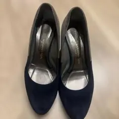 WASHINGTON GINZA ウェッジソール パンプス スエード調のサムネイル