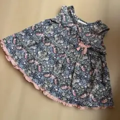 美品　sense of wonder リバティ花柄チュニック90cm