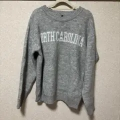 coca ロゴ入りニットセーター