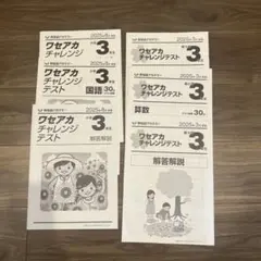 早稲田アカデミー ワセアカチャレンジテスト 小学3年生 2025年のサムネイル