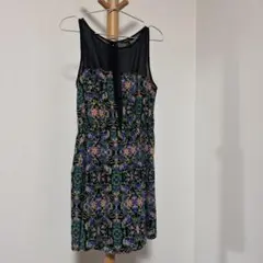 FOREVER 21 ノースリーブ花柄ワンピース M