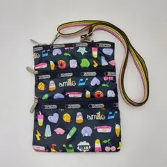 美品　レスポートサック　ショルダーバッグ　斜め掛け　黒