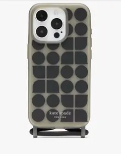 kate spade ドットパターン iphone15proソフトケース