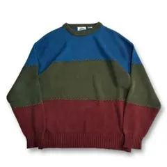 貴重【VINTAGE】USA古着 90s ビンテージ コットンニット オールド