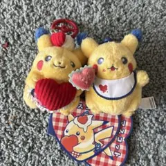 ピカチュウダイナー　マスコット　ハンバーガー　ハート　セット