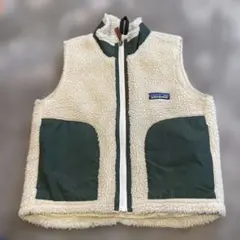 Patagonia フリースベスト クリーム色 - メルカリ