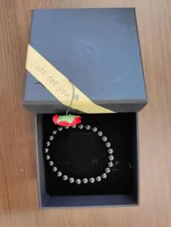 ブラックブレスレット 6mm