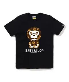 A BATHING APE BABY MILO Tシャツ ブラックのサムネイル