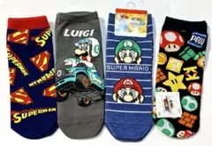 新品　USJ キノコ　ブロック　ニンテンドー　マリオ　マーベル　キャラ　ソックス