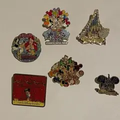 ディズニー　ピンバッジセット アニバーサリーetc.