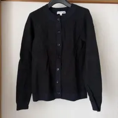 ユニクロ　ブラック カーディガンL INES DE LA FRESSANGE