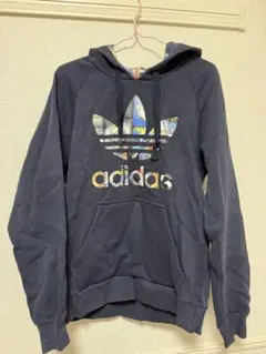adidas アディダス パーカー ネイビー XS
