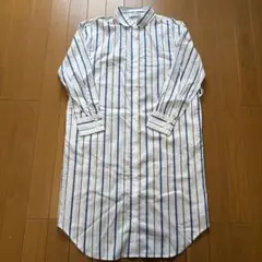 Allolun. ストライプ柄 シャツワンピース 140cmのサムネイル