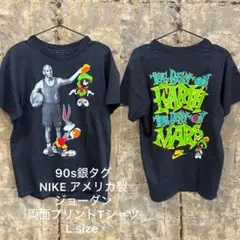 90sナイキジョーダンルーニーチューン 両面プリントTシャツUSA製ステューシー